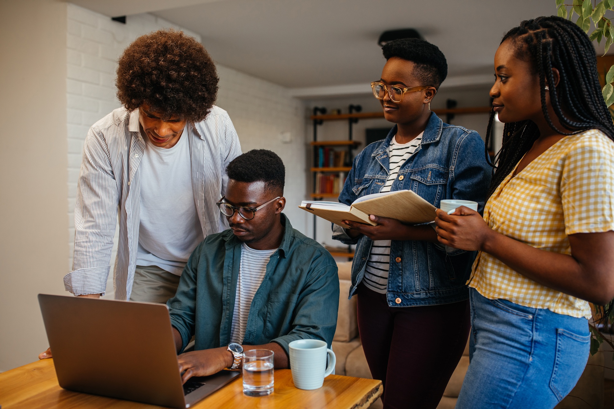 Young creative business people meeting at office.